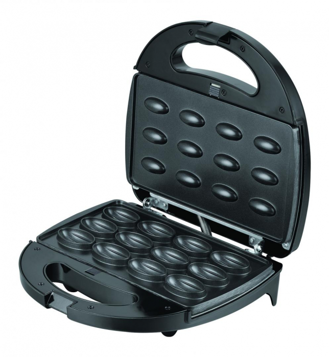 Aparat electric de facut nuci, capacitate 12 gauri, placi teflonate, 750W, HEINNER [2]