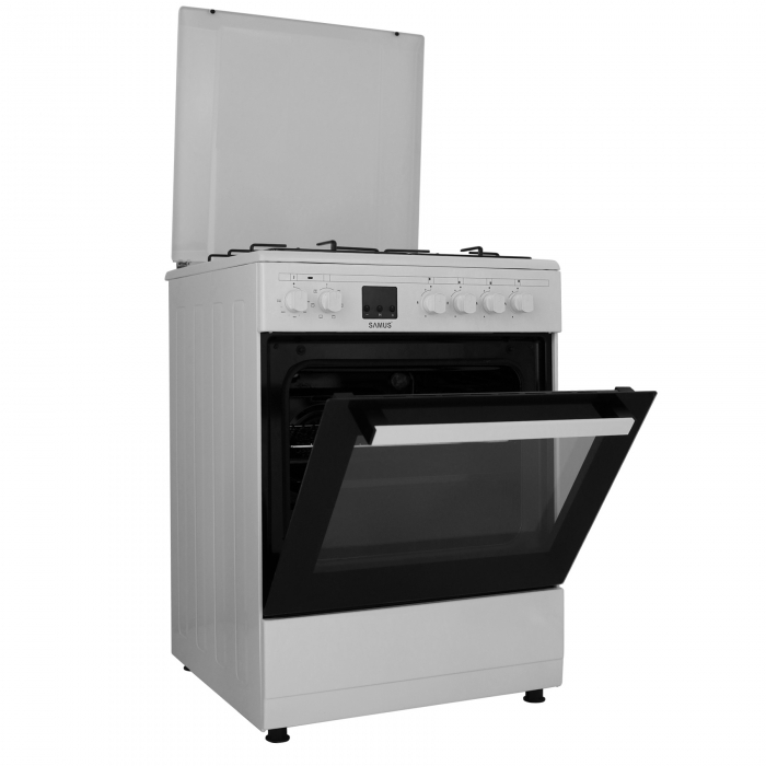Aragaz cu 4 zone de gatit pe gaz, cuptor electric, Samus SM663AENS [2]