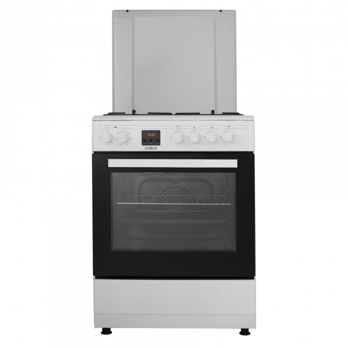 Aragaz cu 4 zone de gatit pe gaz, cuptor electric, Samus SM663AENS [1]