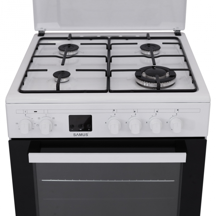 Aragaz cu 4 zone de gatit pe gaz, cuptor electric, Samus SM663AENS [3]