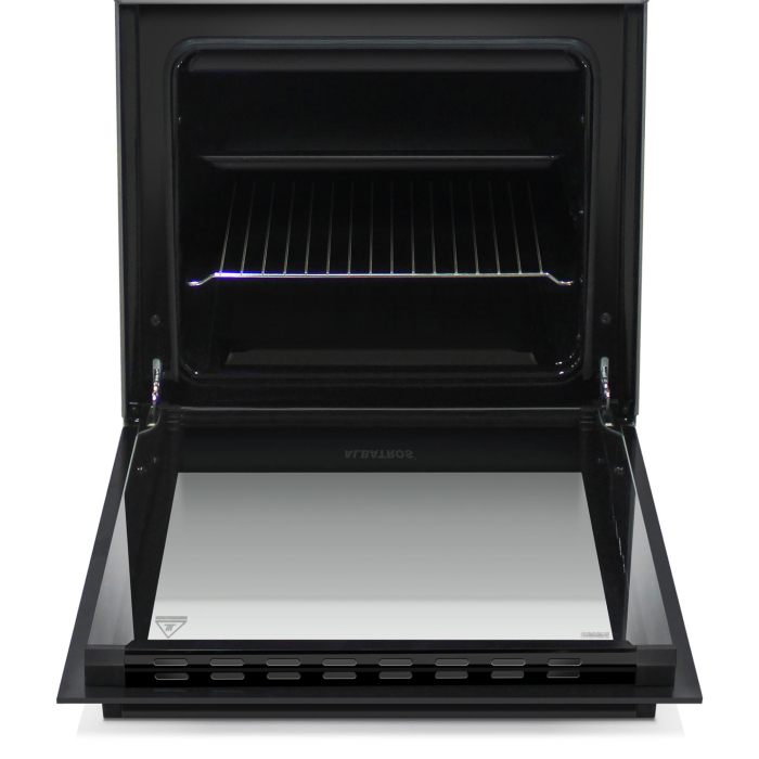 Aragaz cu cuptor pe gaz, 4 arzatoare, 50 x 50 cm, 2 in 1, Gpl + GN, cuptor 52 L, Inox, ALBATROS [4]