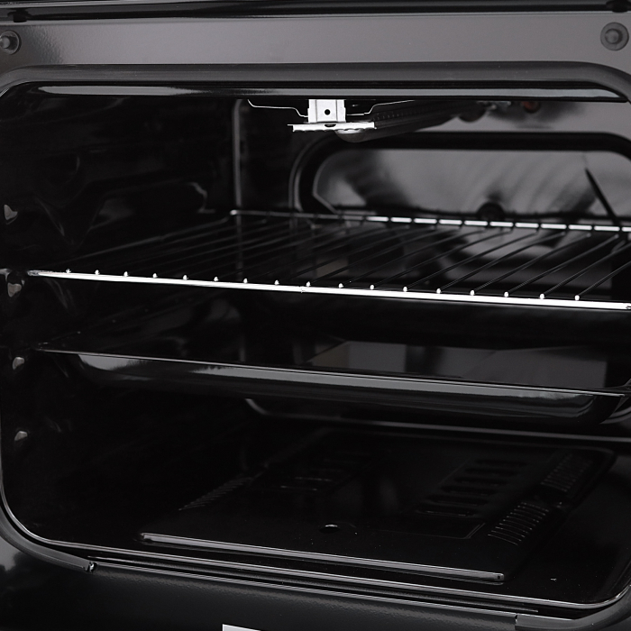 Aragaz cu cuptor pe gaz, 4 arzatoare gaz, cuptor 55L, aprindere electrica, grill, timer, Antracit, SAMUS [6]