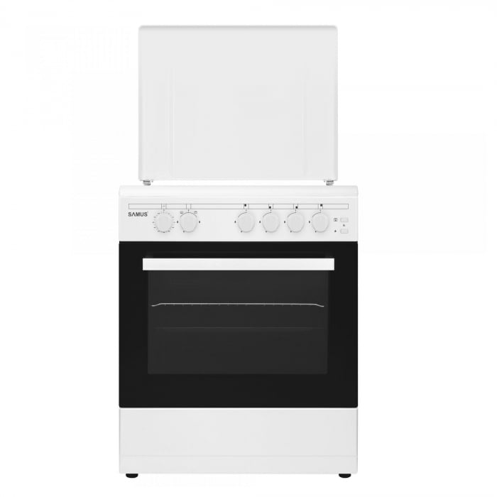 Aragaz cu cuptor pe gaz, 4 ochiuri, Samus SM661APGS [1]