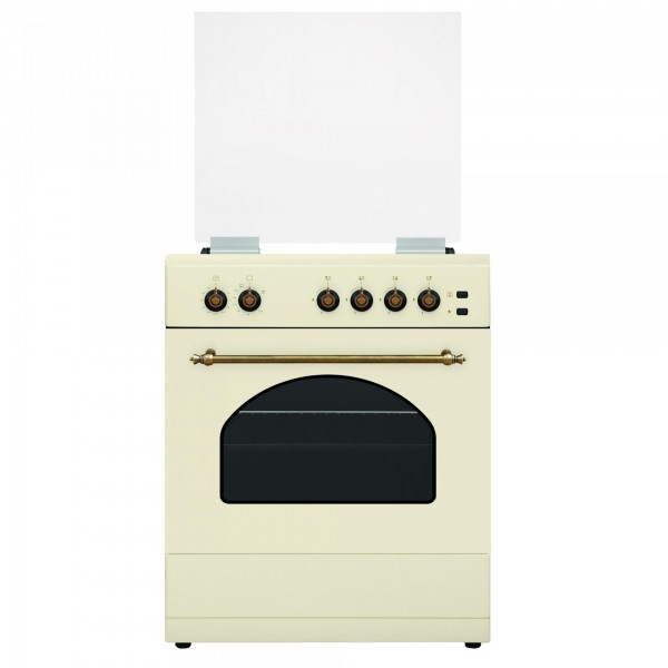 Aragaz rustic, 4 arzatoare, cuptor pe gaz, aprindere electrica, Samus SR660S4C [2]