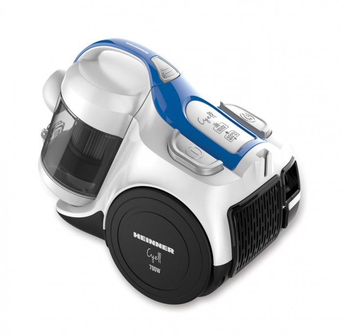 Aspirator ciclonic, 700W, filtru Hepa, clasa A, recipient praf 2L, Heinner HVC-MC700WB [2]