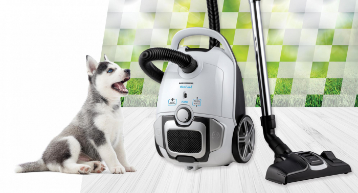 Aspirator cu sac, 3L, 700W, silentios, accesorii incluse, filtru Hepa, Heinner HVC-M700WH [4]