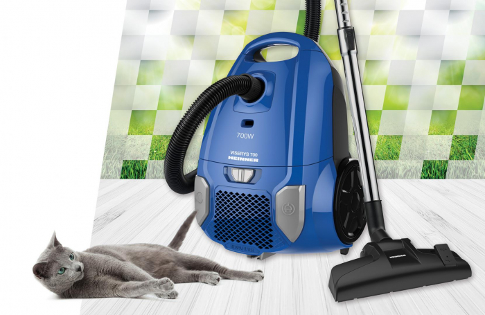 Aspirator cu sac textil 3L, fitru Hepa, 700W, Clasa A, Heinner HVC-MBL1400-V2 [4]
