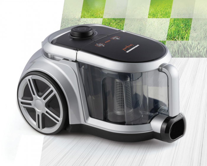 Aspirator fara sac, recipient 2.5L, filtru Hepa, putere variabila, 800W, Heinner HVC-M800GREY [3]