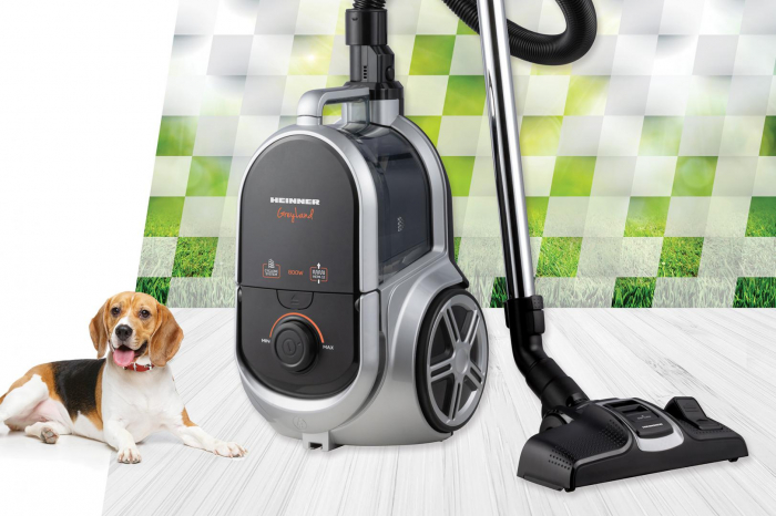 Aspirator fara sac, recipient 2.5L, filtru Hepa, putere variabila, 800W, Heinner HVC-M800GREY [4]