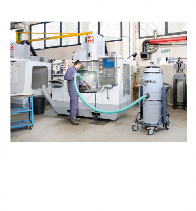 Aspirator industrial, umed/uscat, kit de aspirare inclus, S3 B L 100 , 3000W, 100 LITRI - NILFISK-4010500039+Z724151 [2]