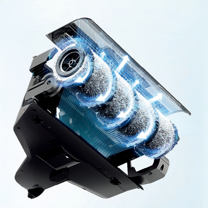 Aspirator multifunctional fara fir, cu spalare, aspirare, afisaj Led, autocuratare, Smart Cleaner PRO, Samus [10]