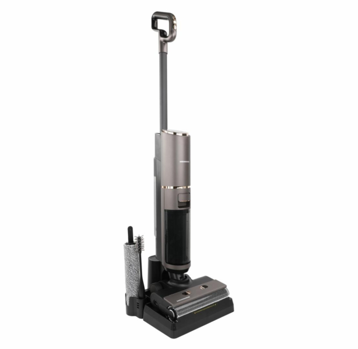 Aspirator vertical cu functie de spalare, afisaj digital, acumulator LI-ION 22.2 V, autocuratare, aspirare umed-uscat, HEINNER [4]