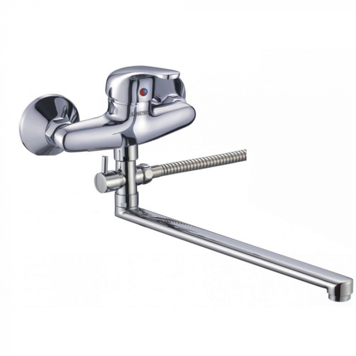 Baterie baie, cada-dus, zinc, monocomoda, accesorii incluse, Sanitec SN0011 [1]