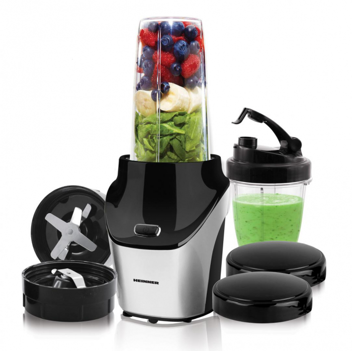 Blender sport, 18000rpm, 1000W, bol plastic, capacitate 1L, Heinner VITAMISER 1000 HSB-T1000SS [2]