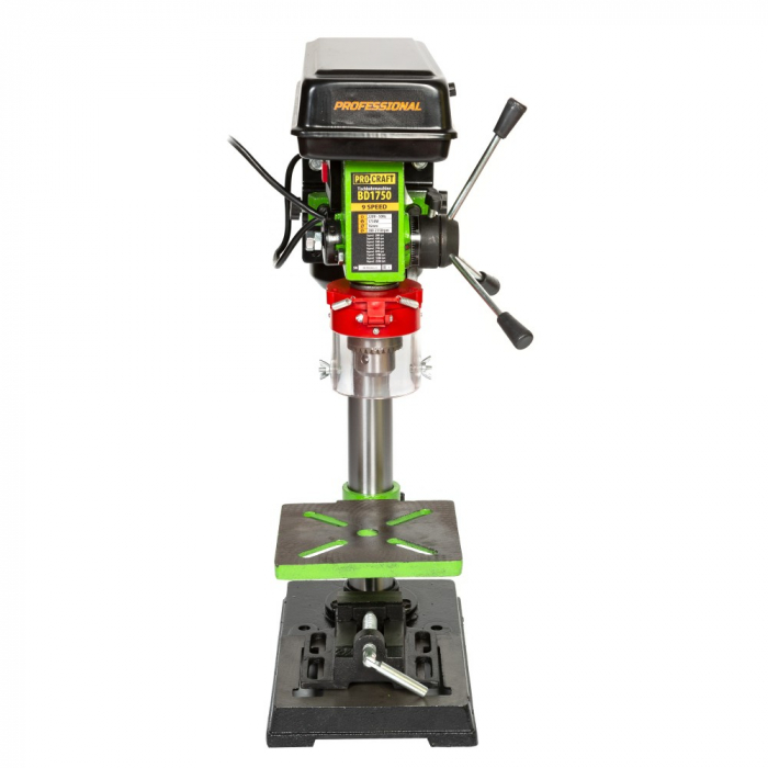 Bormasina de banc fixa cu coloana, 459W, 230V, 9 trepte, Procraft BD1750 [3]