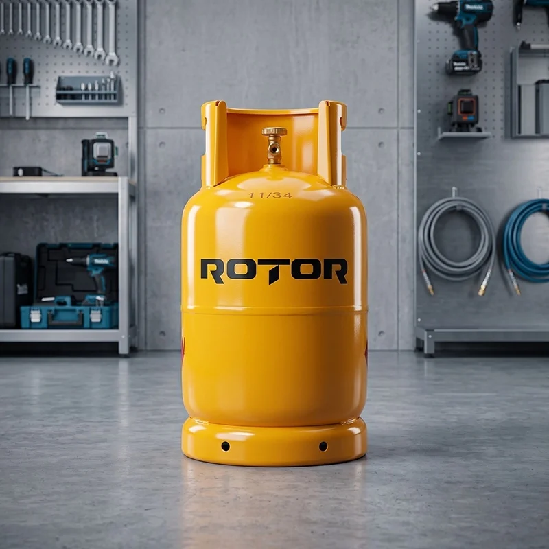 Butelie gaz propan, GPL, cu guler, 26L, metal, ROTOR [4]