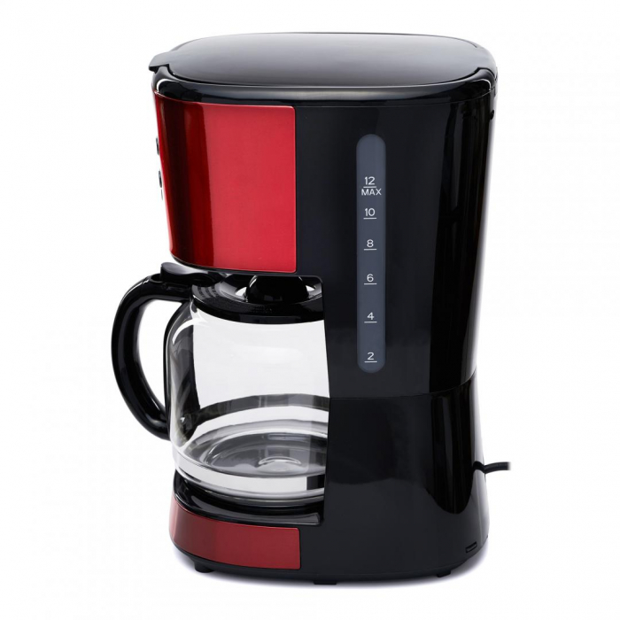 Cafetiera digitala, 1.5L, timer, afisaj LED, 900W, fitru detasabil, Heinner HCM-1500RDIX [2]