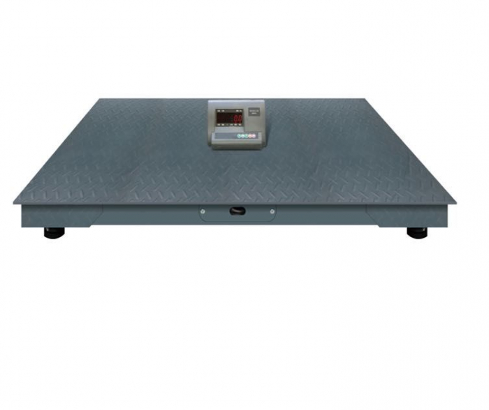 Cantar electronic platforma 3000 kg ( 3 tone ), tabla striata 5mm, 100 x 100cm ( 1m x 1m ) [1]