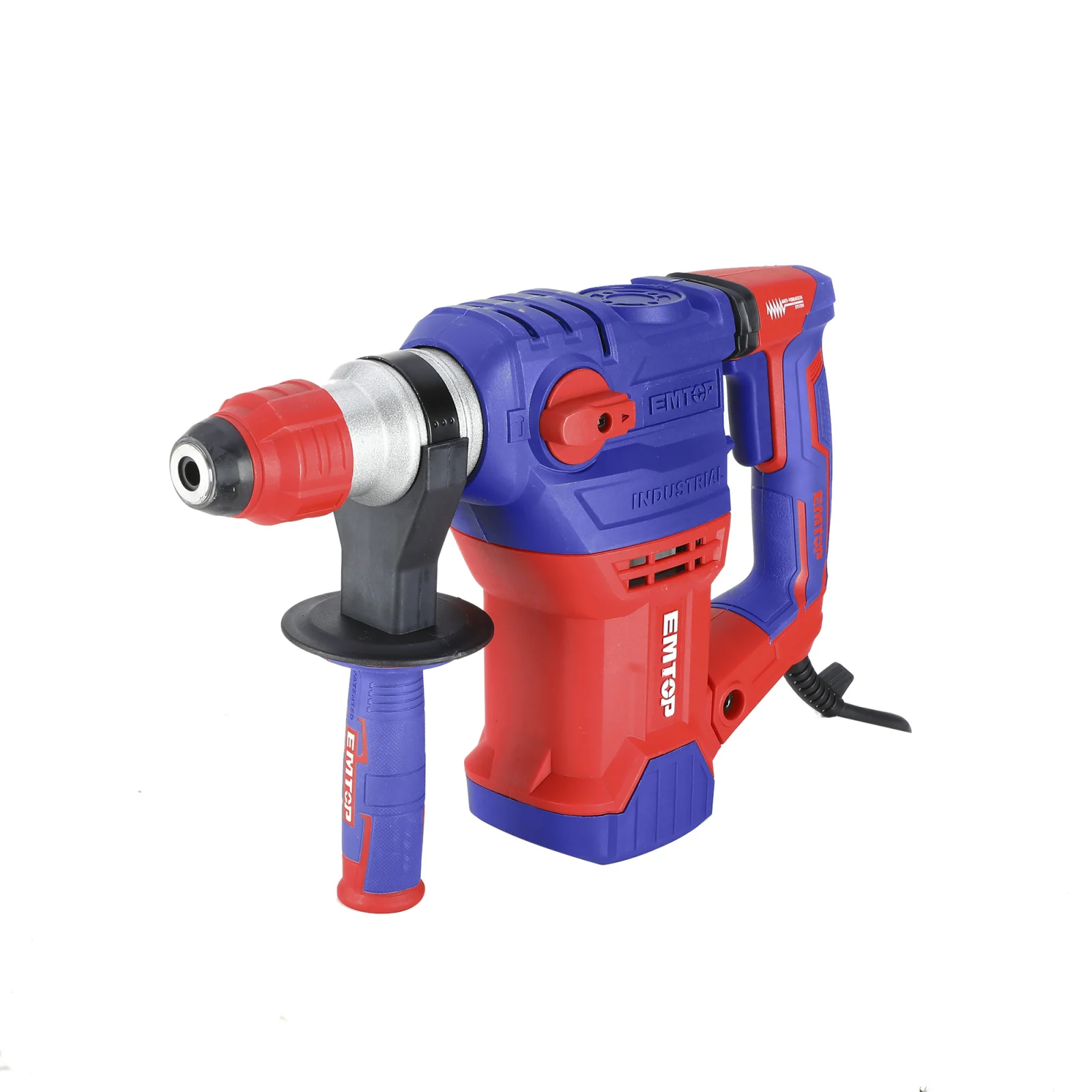 Ciocan electric rotopercutor, putere 1500W, 5.5J, 3 burghie si 2 dalti incluse, valiza transport, EMTOP [3]