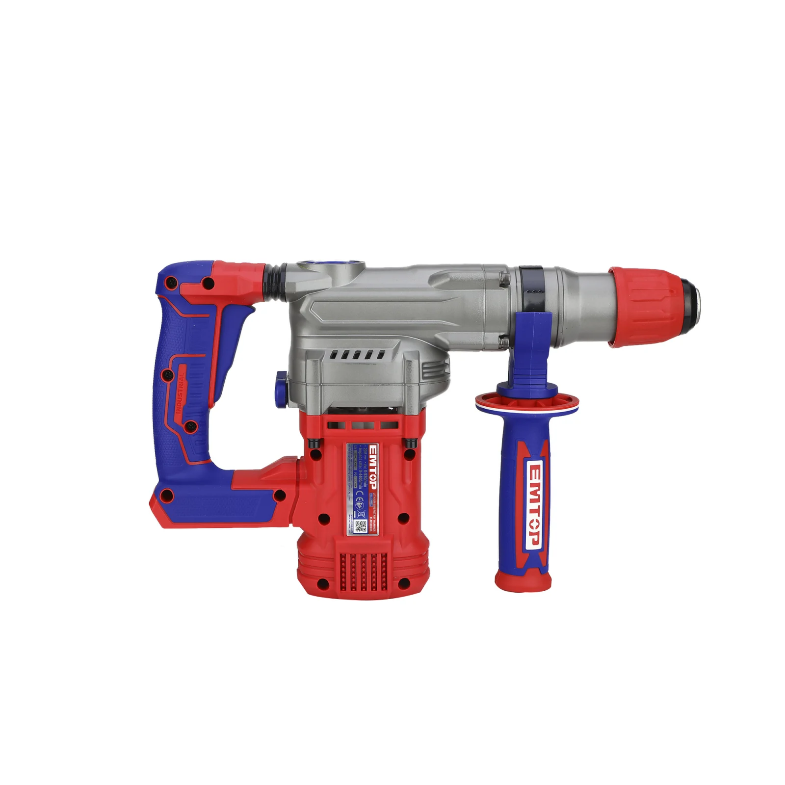 Ciocan rotopercutor, 28mm, 4 accesorii, SDS+, fara acumulator si incarcator, ELRH20288, EMTOP [5]