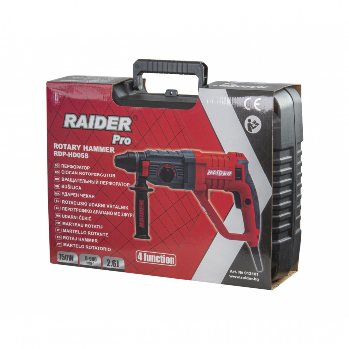 Ciocan rotopercutor 750W 26mm viteza variabila, Raider RDP-HD05 [3]