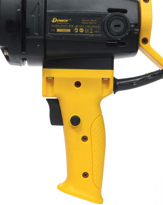 Ciocan rotopercutor, Dawer, DW216, 950 W, 1200 rpm, 4 J, Galben/Negru [4]