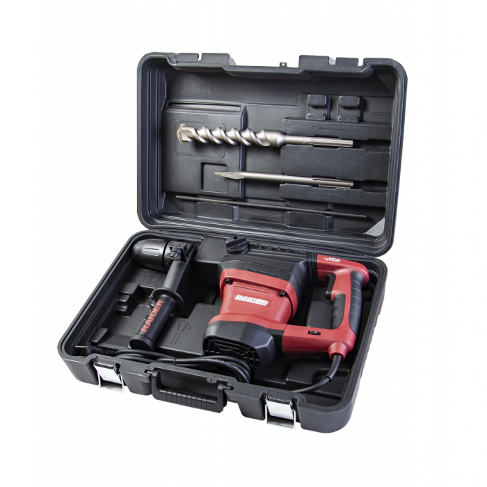 Ciocan rotopercutor, SDS-Max, 1500W, 40mm, 10J, Raider RDP-HD55, Profesional [3]