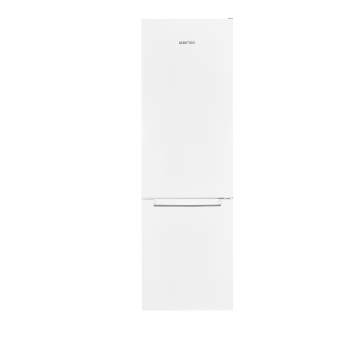Combina frigorifica, 2 usi, capacitate 280 L, clasa E, lumina LED, usi reversibile, dezghetare automata, Alb, ALBATROS [1]