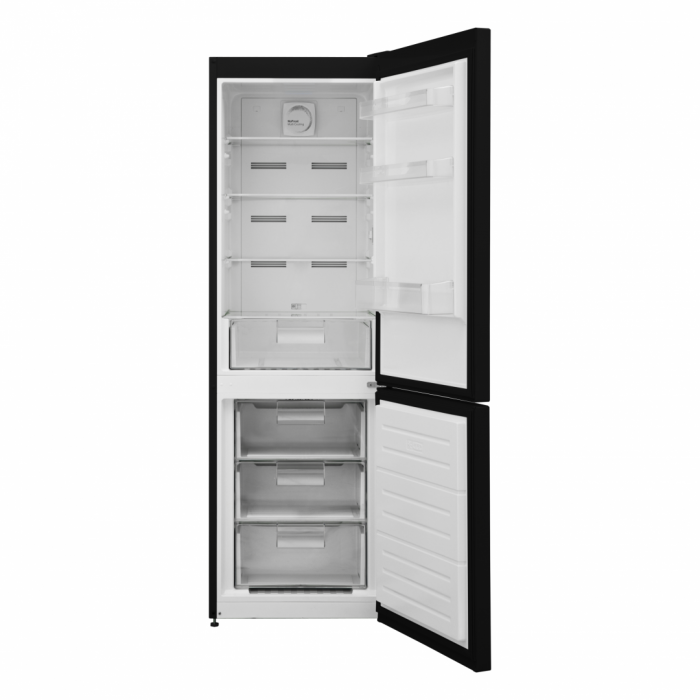 Combina frigorifica, 2 usi, capacitate 294 L, No-Frost, congelator, touch, negru, Heinner [2]