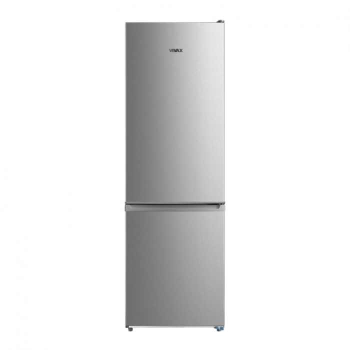 Combina frigorifica, 2 usi, capacitate 310 L, NO FROST, lumina LED, usi reversibile, fast freeze, Inox, VIVAX [1]