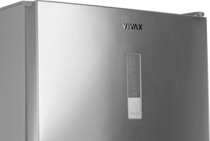Combina frigorifica, 2 usi, capacitate 310 L, NO FROST, touch control, afisaj digital, lumina LED, H 188 cm, Inox, VIVAX [7]