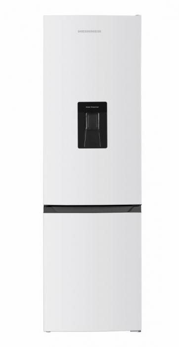 Combina frigorifica, 2 usi, congelator, capacitate 260 L, dozator de apa, alb, HEINNER [1]