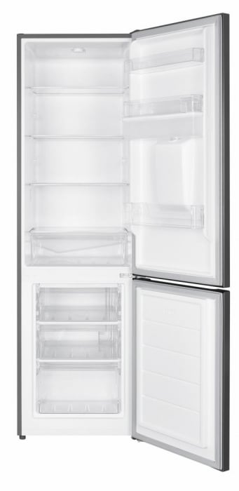 Combina frigorifica, 2 usi, congelator, capacitate 260 L, dozator de apa, argintiu, HEINNER [2]