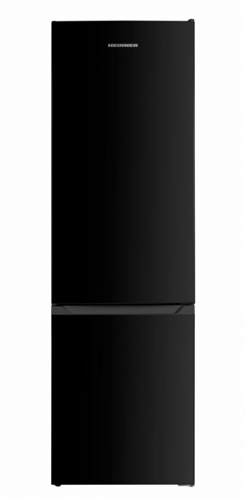 Combina frigorifica, 2 usi, congelator, capacitate 262 L, LED, negru, HEINNER [1]