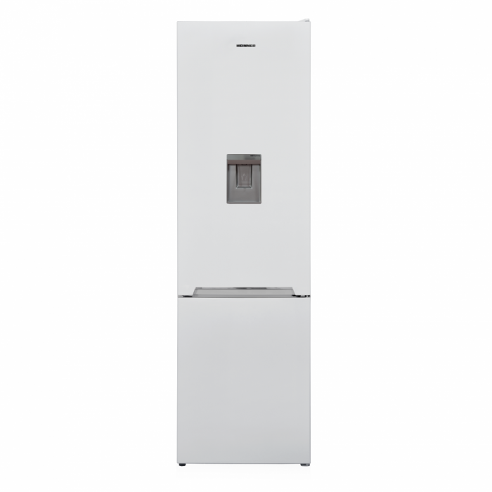 Combina frigorifica, 2 usi, congelator, capacitate 288 L, dozator de apa, LED, alb, No-Frost, HEINNER [1]