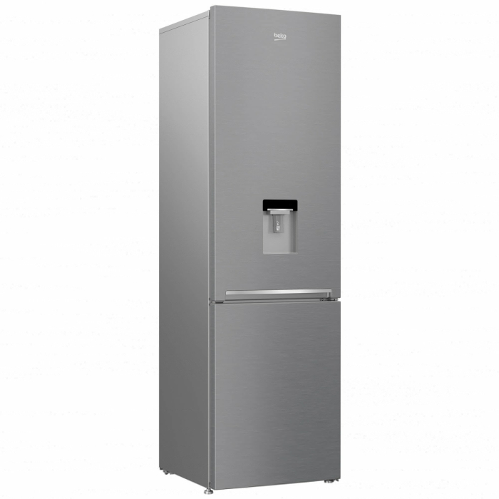 Combina frigorifica, 2 usi, dozator de apa, capacitate 386 L, clasa E, LED, termostat reglabil, Argintiu, BEKO [3]