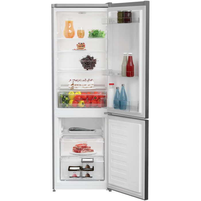 Combina frigorifica, capacitate 262 L, garden fresh, LED, termostat, usi reversibile, Argintiu, ARCTIC [2]