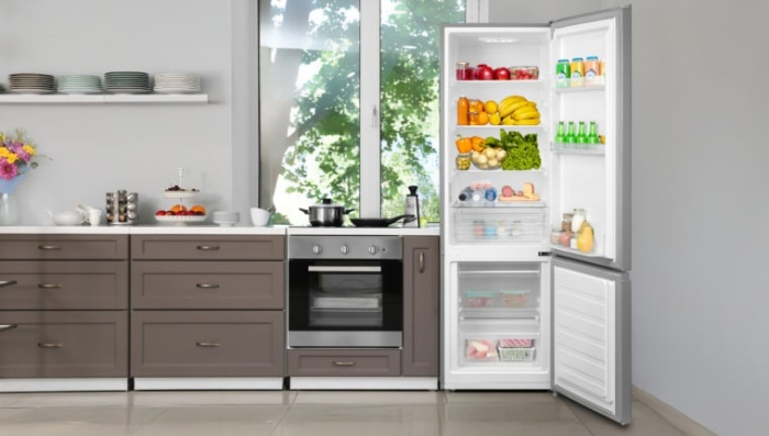 Combina frigorifica, capacitate 262 L, lumina LED, Low Frost, termostat reglabil, clasa E, Argintiu, VIVAX [6]