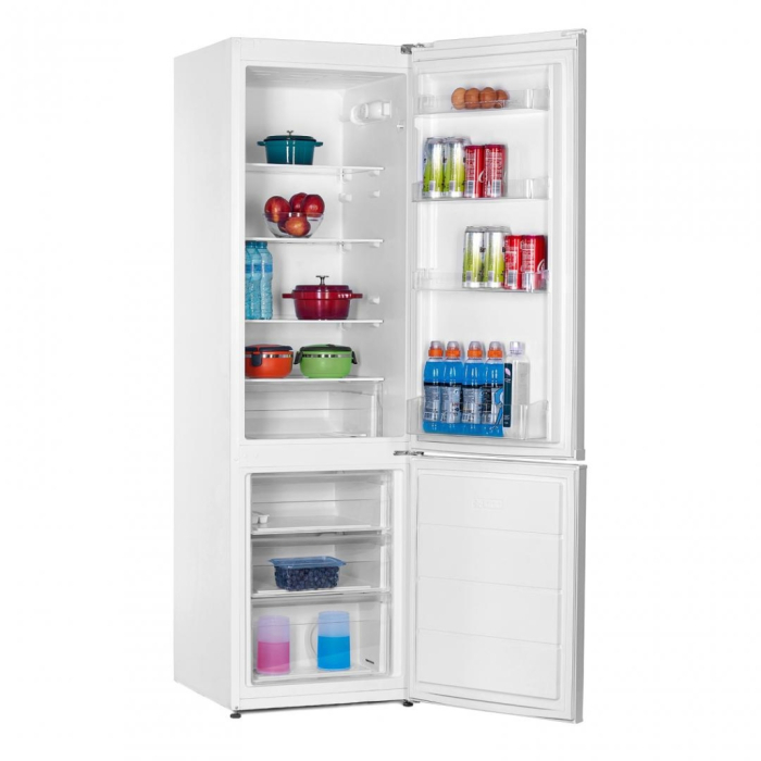 Combina frigorifica, capacitate 288 L, termostat, lumina LED, H 180 cm, Less FROST, Alb, HEINNER [2]