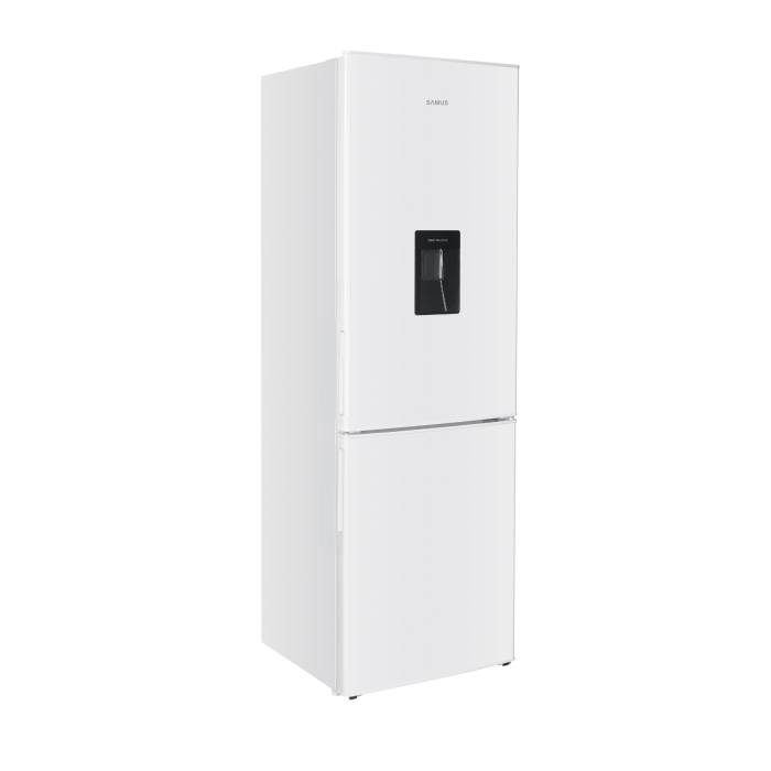 Combina frigorifica, capacitate 313 L, dozator de apa, H 186 cm, 60 x 60 cm, termostat, Alb, SAMUS [2]
