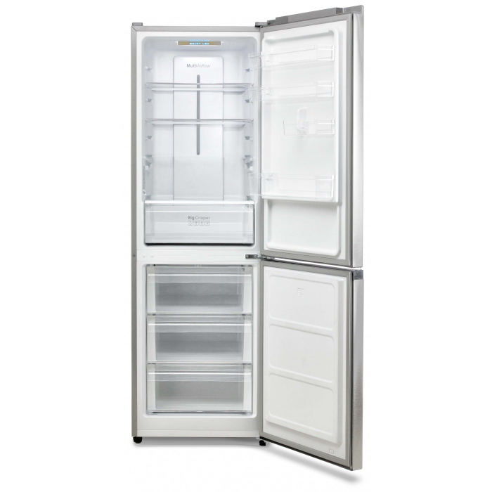 Combina frigorifica, capacitate 320 L, control touch, mod inteligent, No Frost, lumina LED, H 185 cm, congelare rapida, Inox, LDK [3]