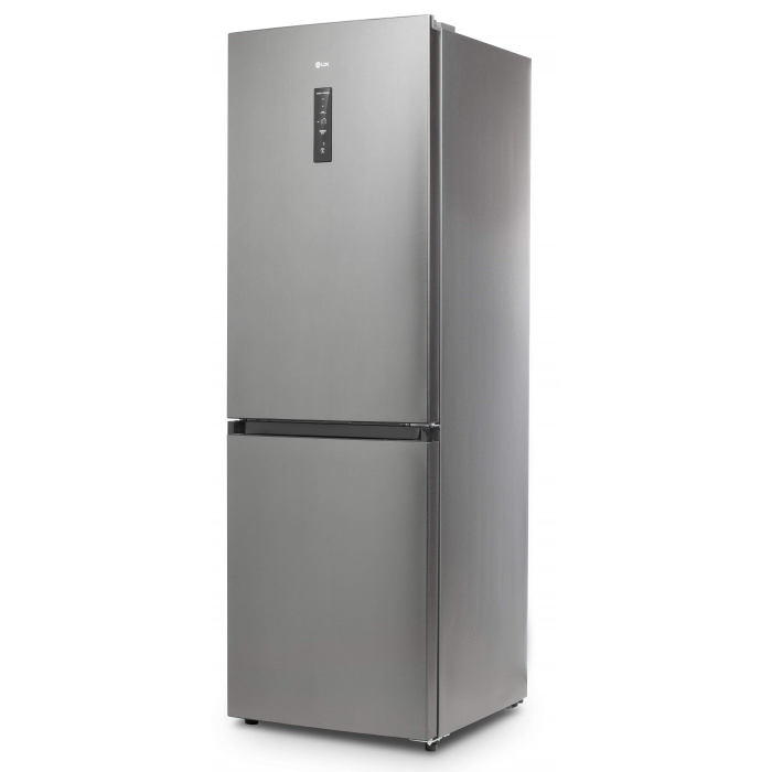 Combina frigorifica, capacitate 320 L, control touch, mod inteligent, No Frost, lumina LED, H 185 cm, congelare rapida, Inox, LDK [2]