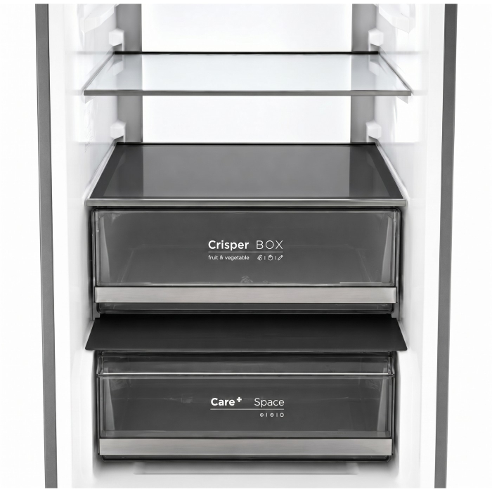 Combina frigorifica, capacitate 405 L, control touch,multi AirFlow, No Frost, lumina LED, H 199 cm, congelare rapida, Dark Inox, LDK [6]