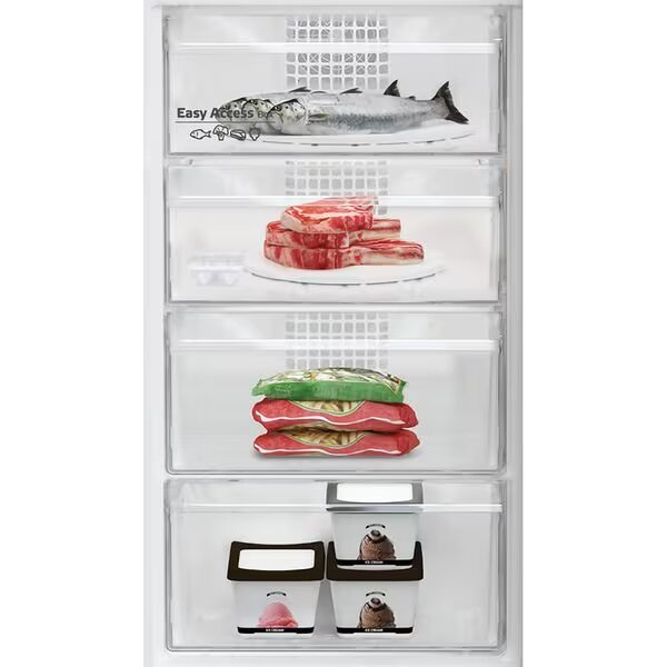 Combina frigorifica, Full NO FROST, capacitate 358 L, fast freeze, ECO, LED, clasa E, termostat, Alb, ARCTIC [4]