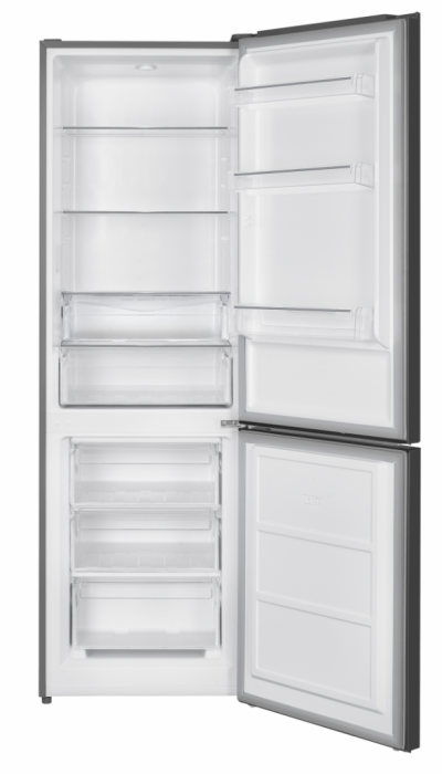 Combină Frigorifică HEINNER HC-HM315XE++, 315 L, Clasa E, Termostat Reglabil, LED, Uși Reversibile, H 185,8 cm, Aspect Inox. [2]