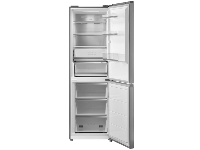 Combina frigorifică TESLA RC3800FMX, 378 L, Clasa E, Total No Frost, Compresor Inverter, Metal Cooling, Display Touch, Super Cooling, Super Freezing, H 201 cm, Inox [2]