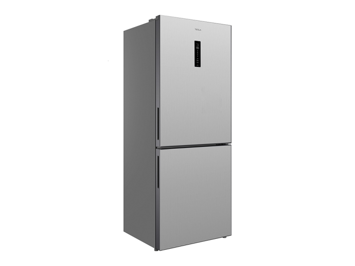 Combina frigorifică TESLA RC4201FTXE, 417 L, Clasa E, Total No Frost, Display Electronic, Super Cooling, Super Freezing, LED, 37 dB, H 185 cm, Inox [2]