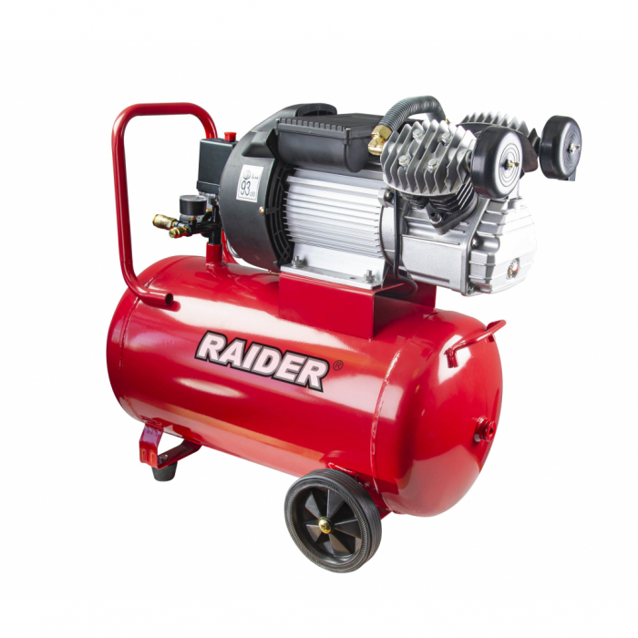 Compresor aer, 50L,  2.2kW,  356l/min, 8 bar, 2800Rpm, Raider RD-AC08 [2]