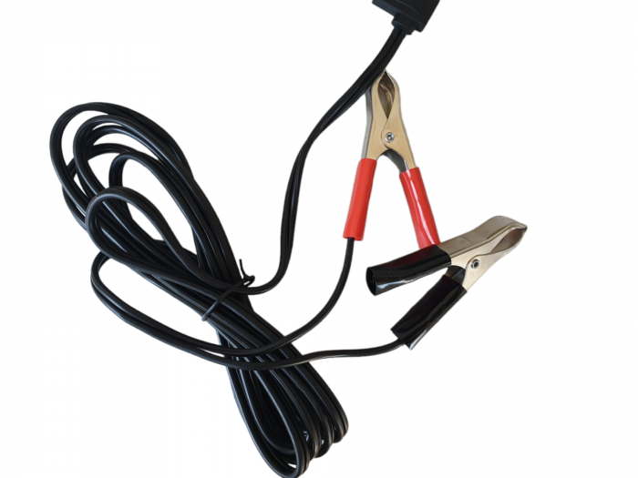 Compresor auto, 12V, 80l/min, 400W, 2 cilindri, lanterna, furtun, Rotor RK400 [3]