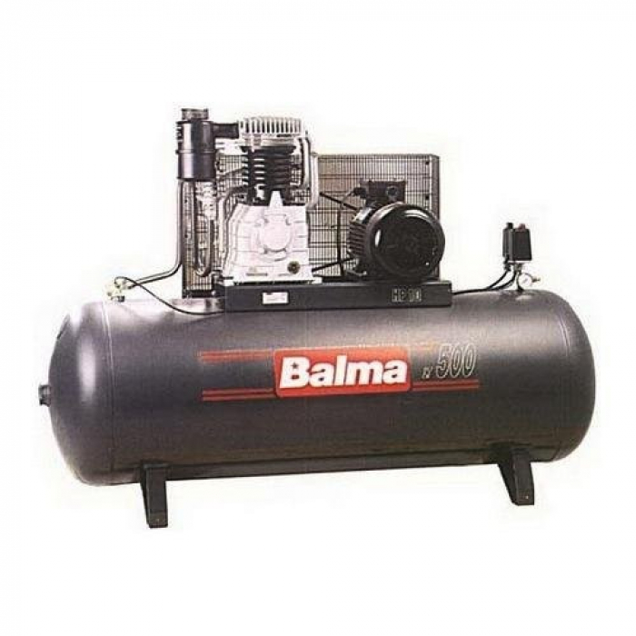 Compresor cu piston Balma NS59S-500-FT10, 7500W, 380V, Trifazic, 500L, 11 bar, Made in Italy [1]